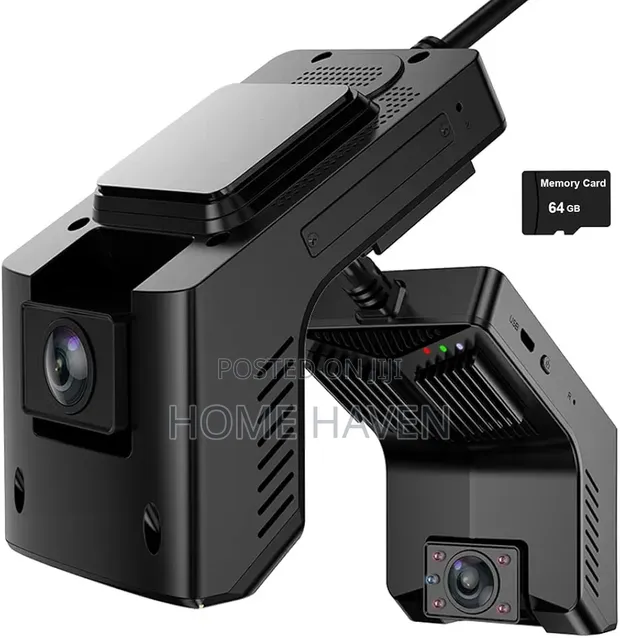 4G Dual Lens Car Dash Cam with GPS Tracker - 1