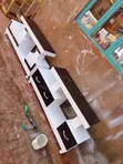 Wood-Mode TV Stand with Drawers - White - 2