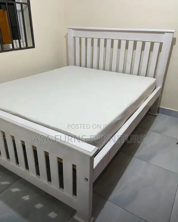Wood-Mode Black Rectangular Bed Frame - Brand New - 1