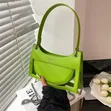 Urban Minimalist Crossbody Bag - Lime - 3