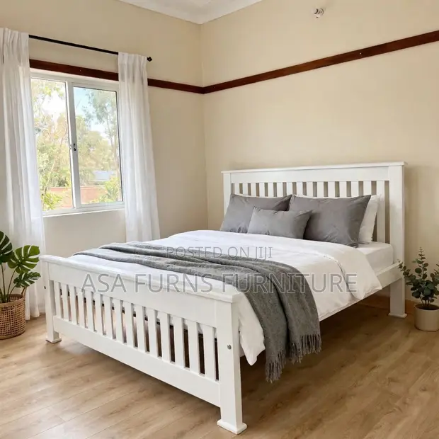 Simple Luxury 5x6 Wooden Bed - 1
