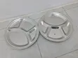 6pcs Stainless Steel Silver Dinner Plates - 2