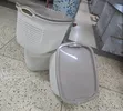 Off White Rattan Laundry Basket - 2