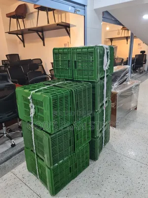 Brand New Green Plastic Crates