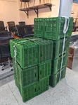 Brand New Green Plastic Crates - 2