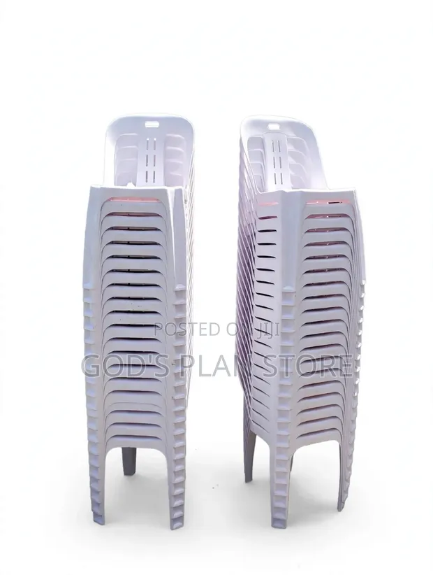 Outdoor Gallon Plastic Chairs - Brand New - 1