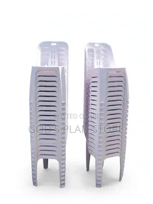 Outdoor Gallon Plastic Chairs - Brand New