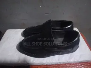 AfriShoes Men's Formal Moccasins - Black Leather