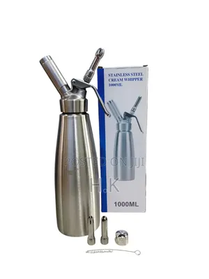 Professional Whipped Cream Dispenser Siphon Steel