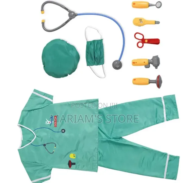Children's Doctor and Surgeon Role-Play Costume Set - 1