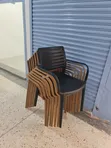 Brand New Plastic Dining Chairs (Set of 4) - 1