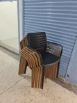 Brand New Plastic Dining Chairs (Set of 4) - 2