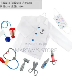 Children's Doctor Dress-Up Costume Set