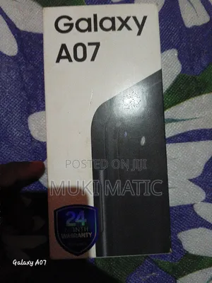 New Samsung Galaxy A07 4G 64GB Black