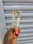 Rust Proof Stainless Steel Forks and Spoons (12pcs) - 1