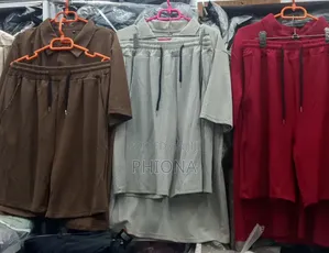 Two Piece Cotton Shorts and T-Shirts Set