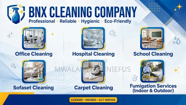 BNX Cleaning Company: Hospitals, Schools, Buildings, Fumigation - 1