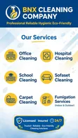 BNX Cleaning Company: Hospitals, Schools, Buildings, Fumigation - 2