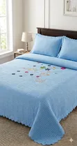 3pc Quilted Cotton Bedspread Set - 2