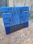 Geometric Puzzle King Size Bed Frame - 2