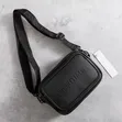 Luxury Essentials Men's Waist Pack - Letter Logo Leather - 1