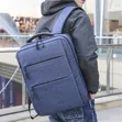 Unisex Smart Laptop Backpack - Blue - 1