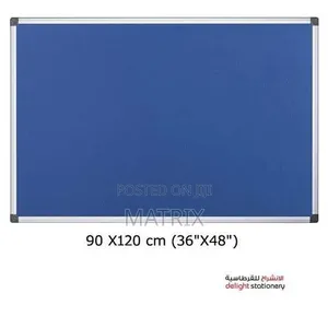 Brand New Notice Board (90x120cm) with Free Push Pins