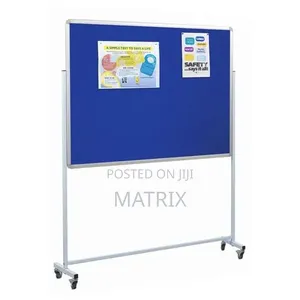 Noticeboard with Stand (90x120cm), Magnetic, Mobile