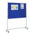 Noticeboard with Stand (90x120cm), Magnetic, Mobile - 1