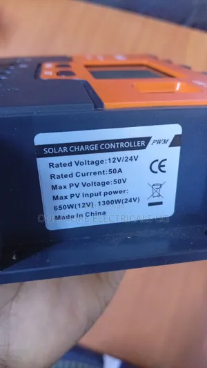 PWM Charge Controller 50A, 12/24V