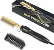 Adjustable Temperature Hot Press Hair Comb - 1