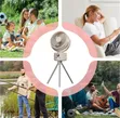 Outdoor Rechargeable Fan with Tripod Feet - 1