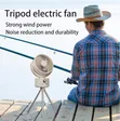 Outdoor Rechargeable Fan with Tripod Feet - 3
