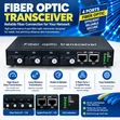 Netlink 4-Port Fiber Media Converter Switch - 2