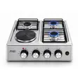 Pixel 3 Gas + 1 Electric Table Top Hybrid Cooker (50x50cm) - 1