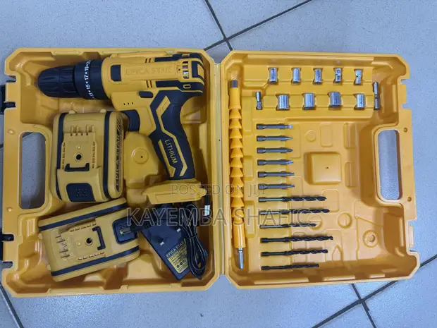 Epica Star Lithium-Ion Cordless Drill Kit with 2 Batteries - 1