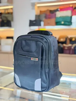 Durable Black Casual Backpack / Laptop Bag