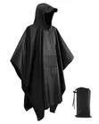 Pancho Lightweight New Hooded Adult Rain Coat - 1