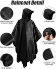 Pancho Lightweight New Hooded Adult Rain Coat - 3