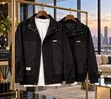 Black Bomber Jacket - Waterproof, Heavy Quality - 2