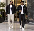 Black Bomber Jacket - Waterproof, Heavy Quality - 3
