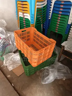 Orange Plastic Crates
