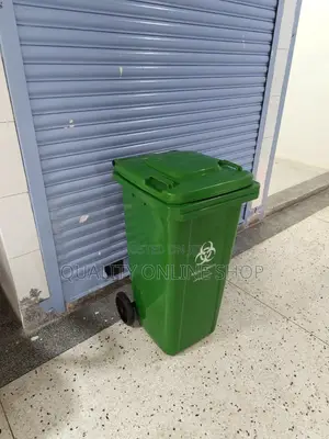 120 Litre Plastic Dust Bin - Green