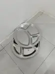Partitioned Stainless Steel Dinner Plates (12pcs) - 2