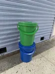2pcs 10 Litre Plastic Buckets - 1