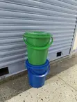2pcs 10 Litre Plastic Buckets - 2