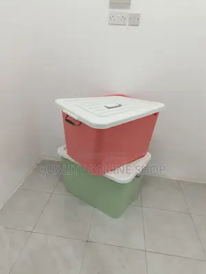 Brand New Pink Plastic Storage Boxes (120 Litres)