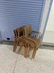 Brand New Plastic Dining Chairs (Set of 4) - 2