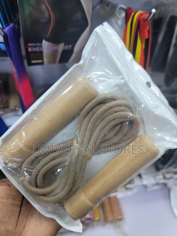 Wooden Handle Skipping Rope for Fitness - 1