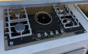 Iqra 4 Gas + 1 Electric Hybrid Hob 90x60cm IQ-KH5008EG